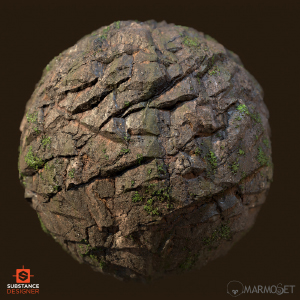 jungle rock substance material ball